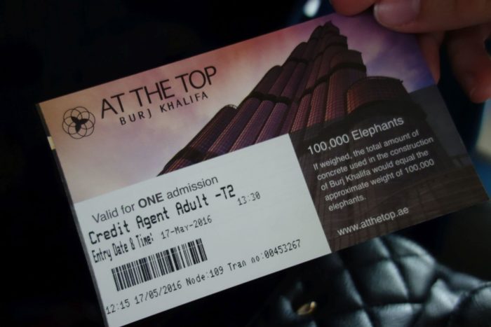 At the top ticket