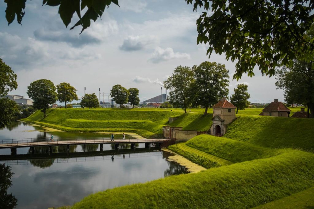 Pevnost Kastellet příkop