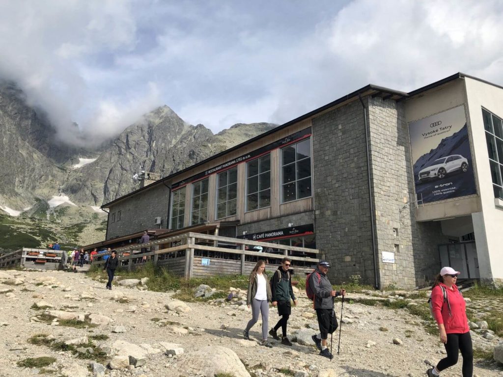 Restaurace panorama - Hrebienok - Skalnaté pleso