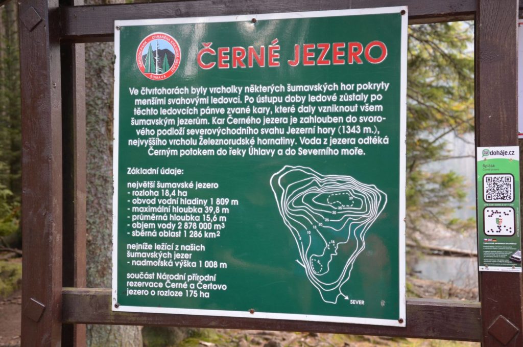 Černé jezero info