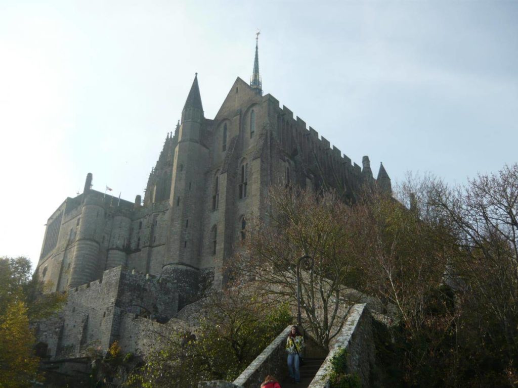 Mont Saint Michel pohled na palác