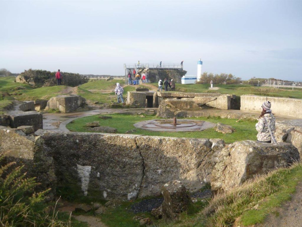 Omaha beach bunkry