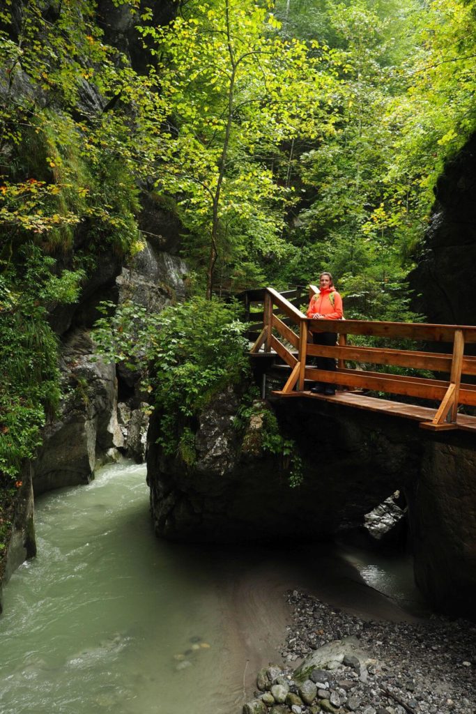 Lávky v Seisenbergklamm