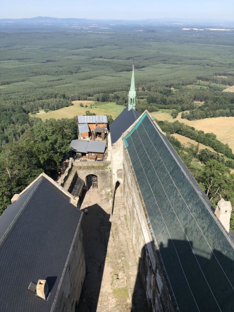 Hrad Bezděz pohled z věže