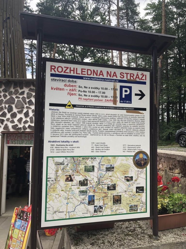 Rozhledna cedule