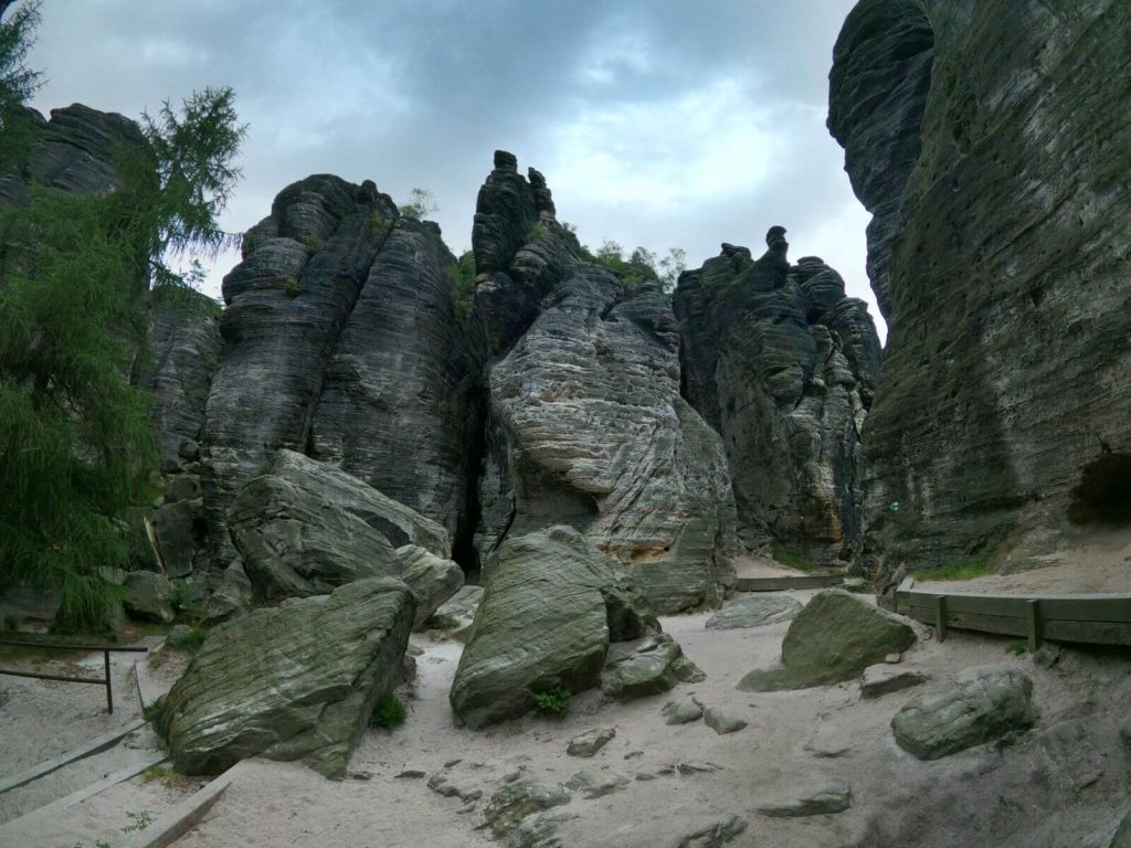 Tiské stěny panorama