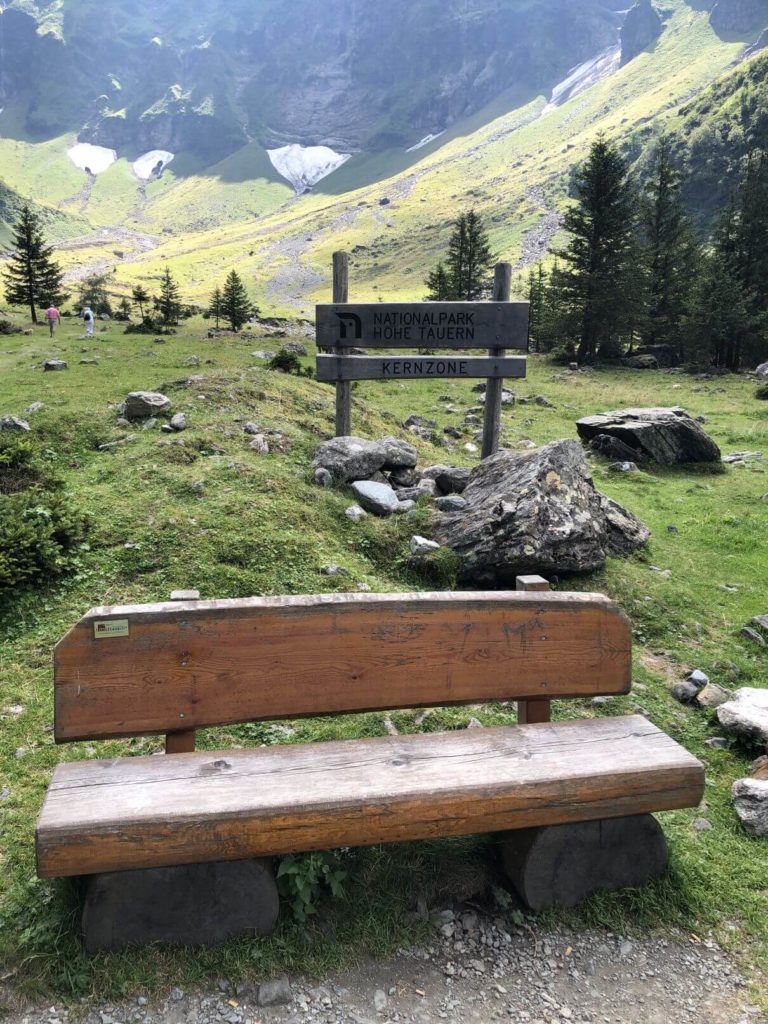 Lavička na Hintersee