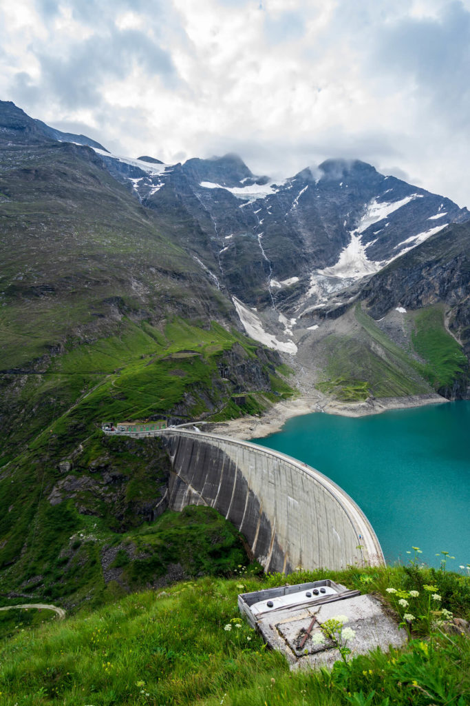 Mooserboden z vrcholu