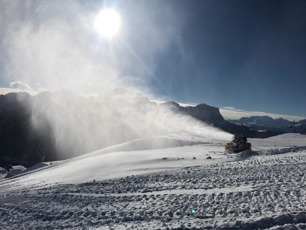 Kronplatz - sněžné dělo