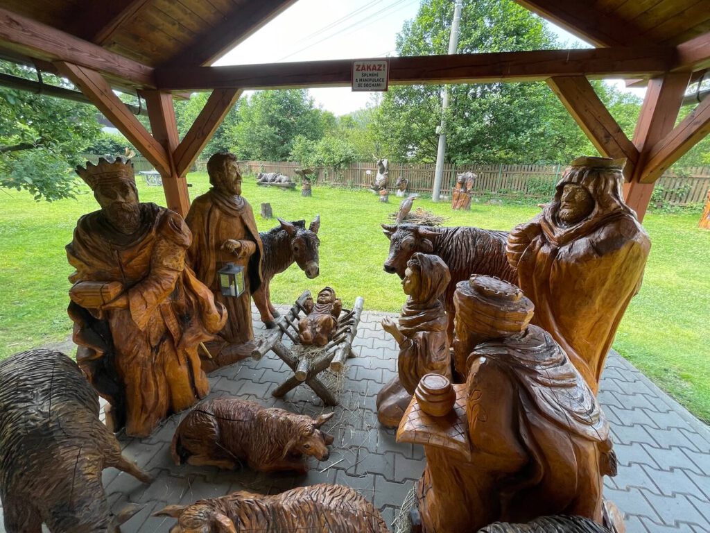 Dřevěné sochy Ostravice