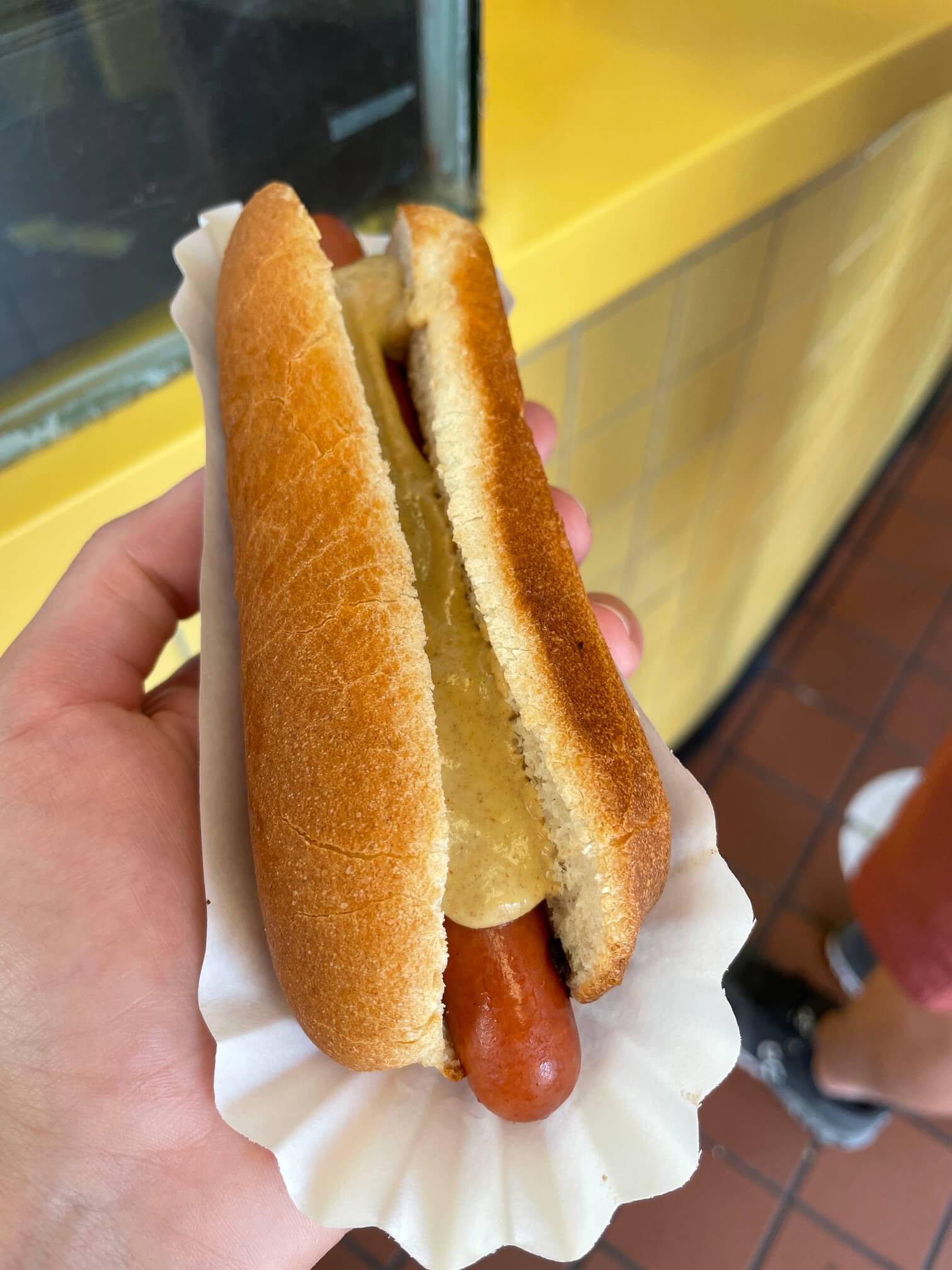 Vyhlášený hotdog
