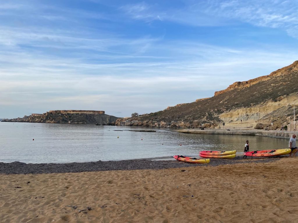 Gnejna bay Malta