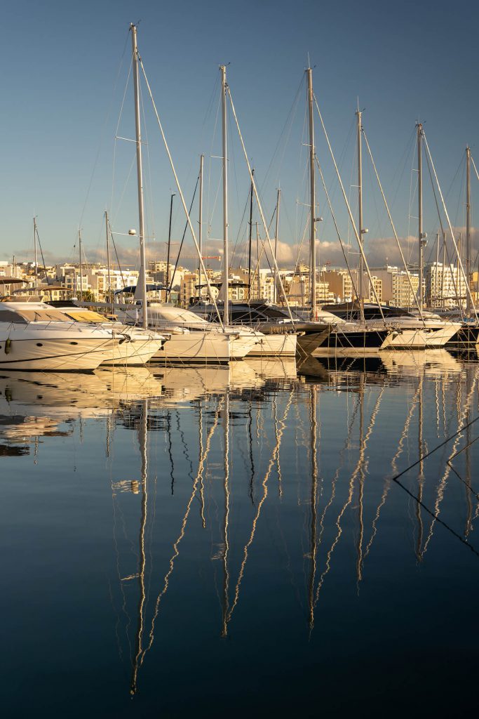 Lodě v přístavu Gzira