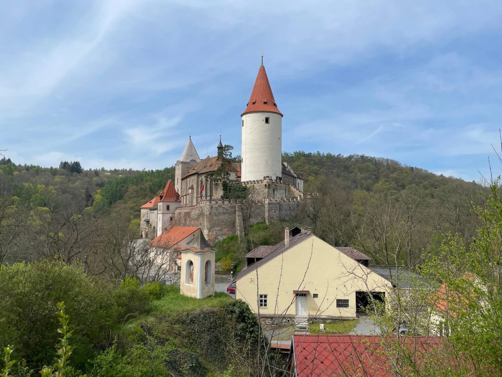 Křivoklát z vyhlídky