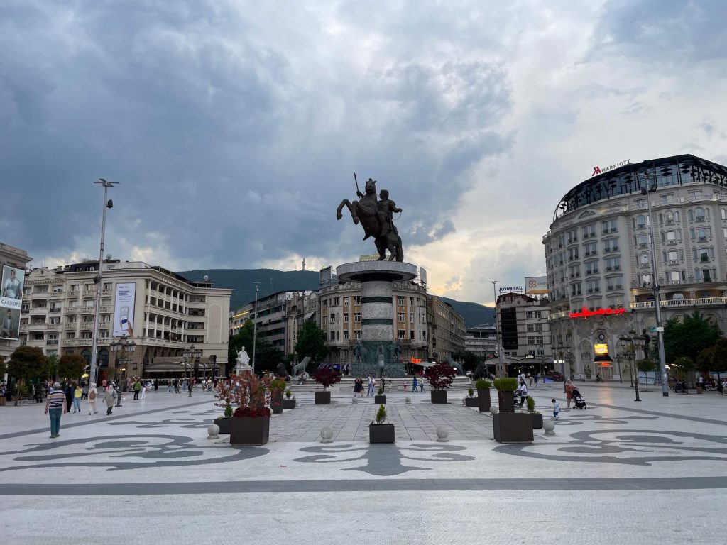 Náměstí Makedonie Skopje