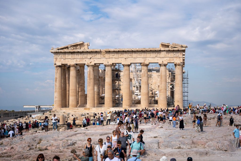 Parthenon Athény