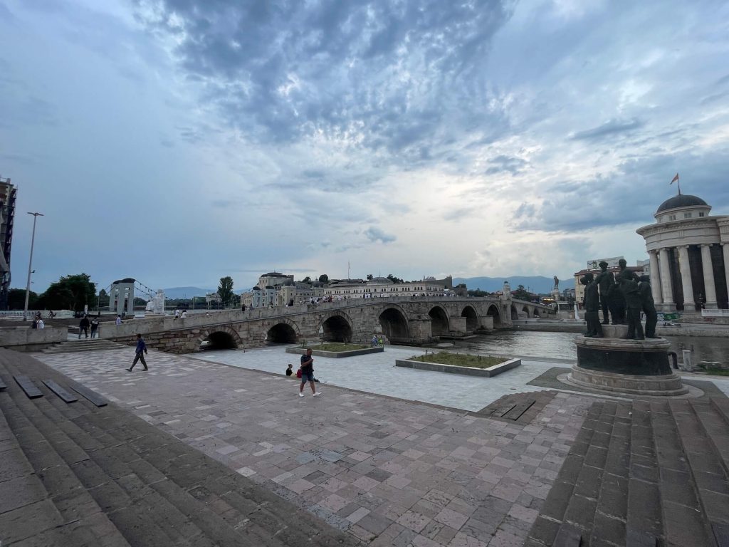 Stone bridge Skopje