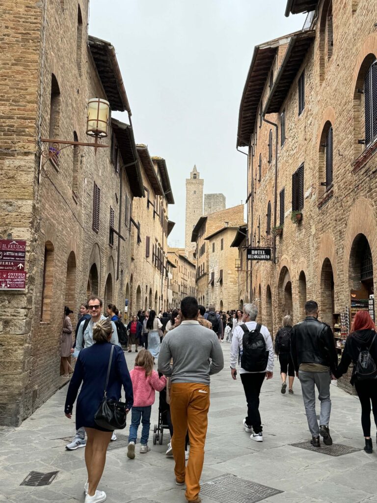 San Gimignano turisté