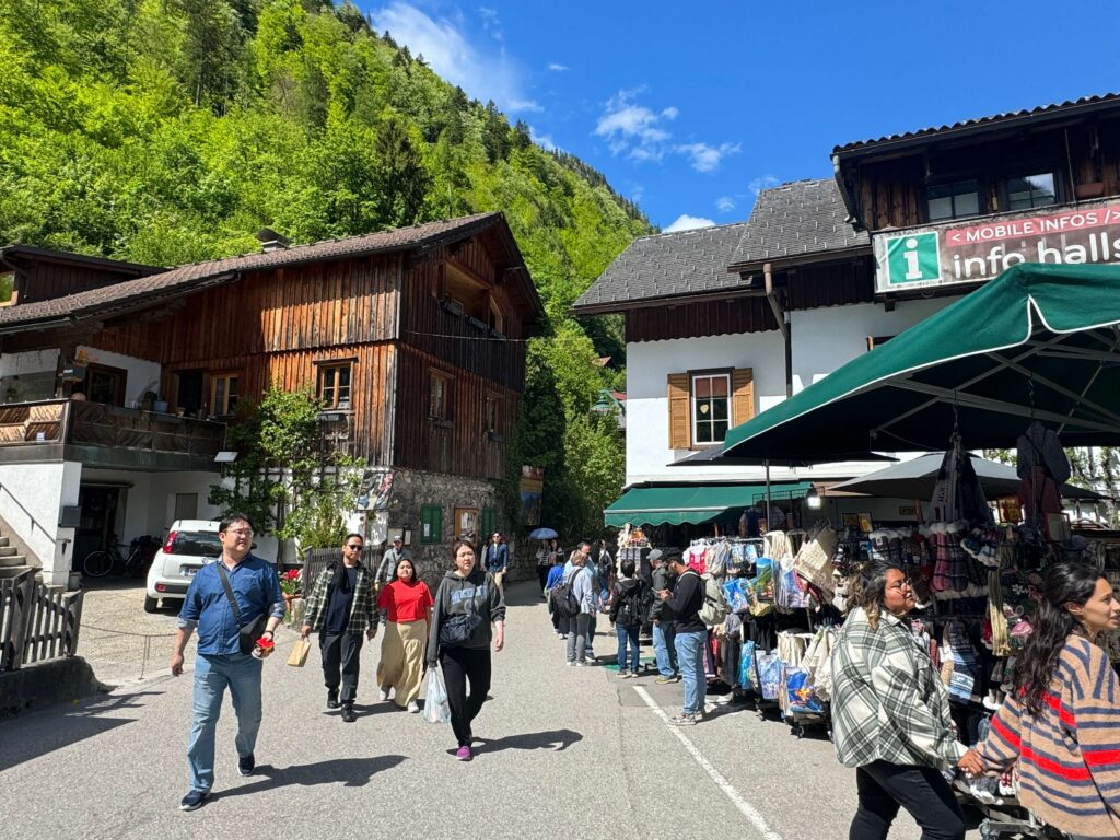 Hallstatt turisté