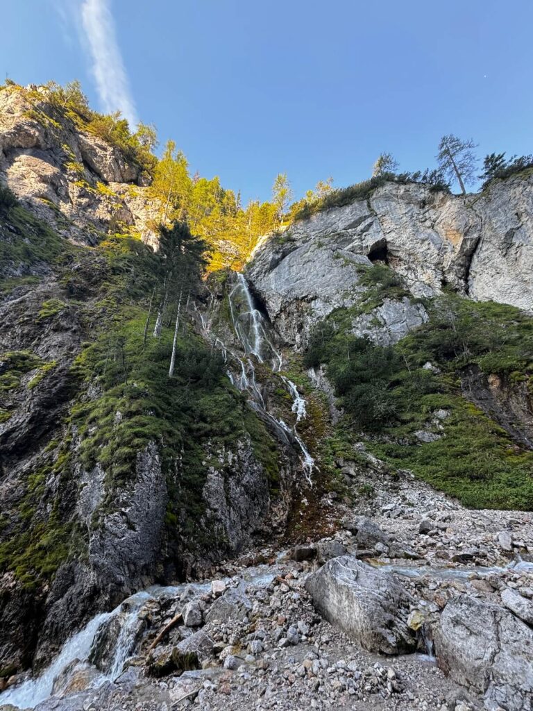 Vodopád v Silberkarklamm