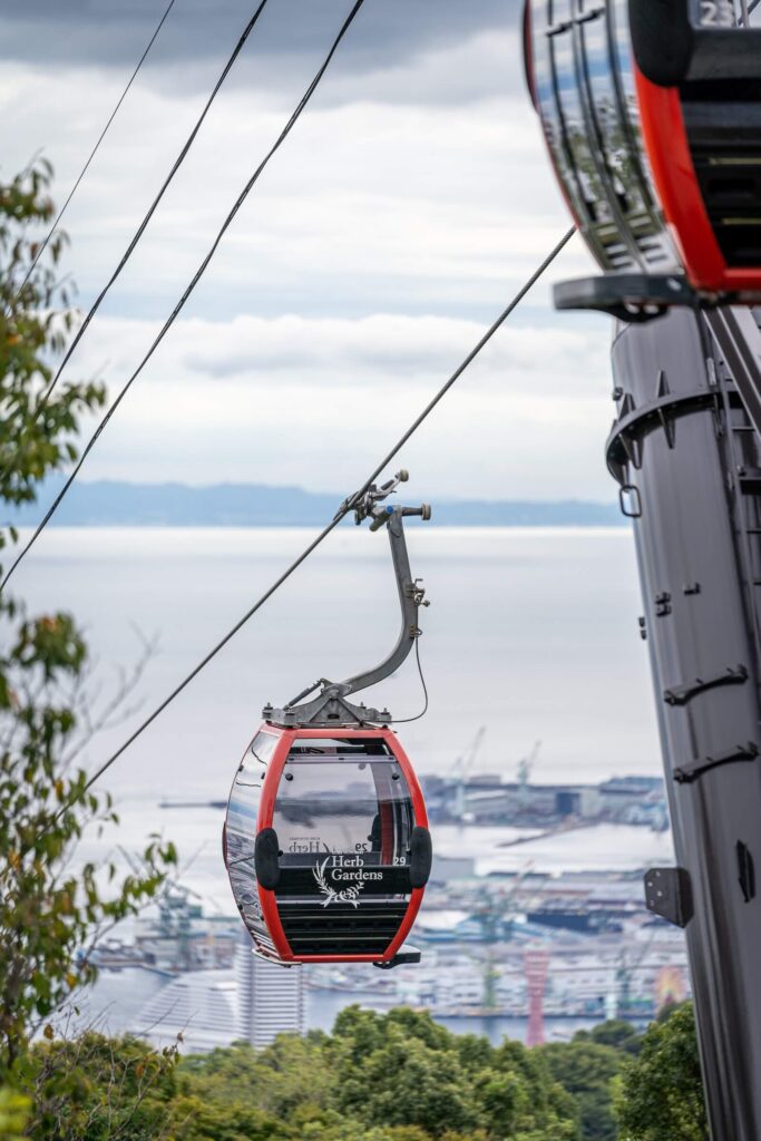 Kóbe - bylinková zahrada Nunobiki Herb Gardens & Ropeway