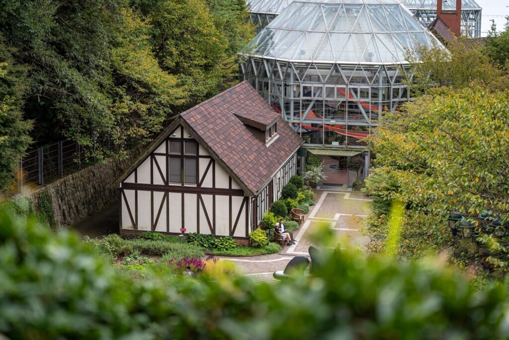 Kóbe - bylinková zahrada Nunobiki Herb Gardens & Ropeway