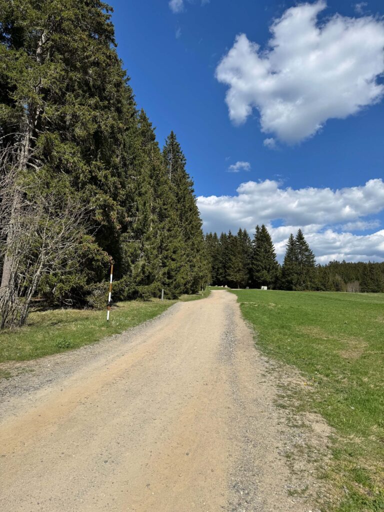 Cesta k centru z parkoviště