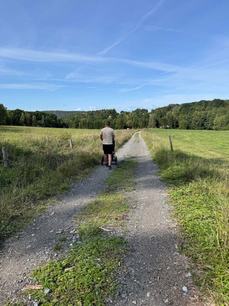 Zámek Nebílovy, stezka a sady