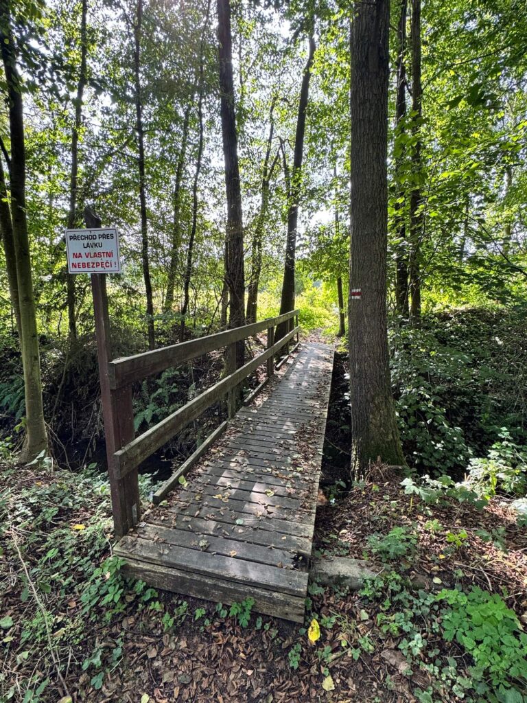 Zámek Nebílovy, stezka a sady