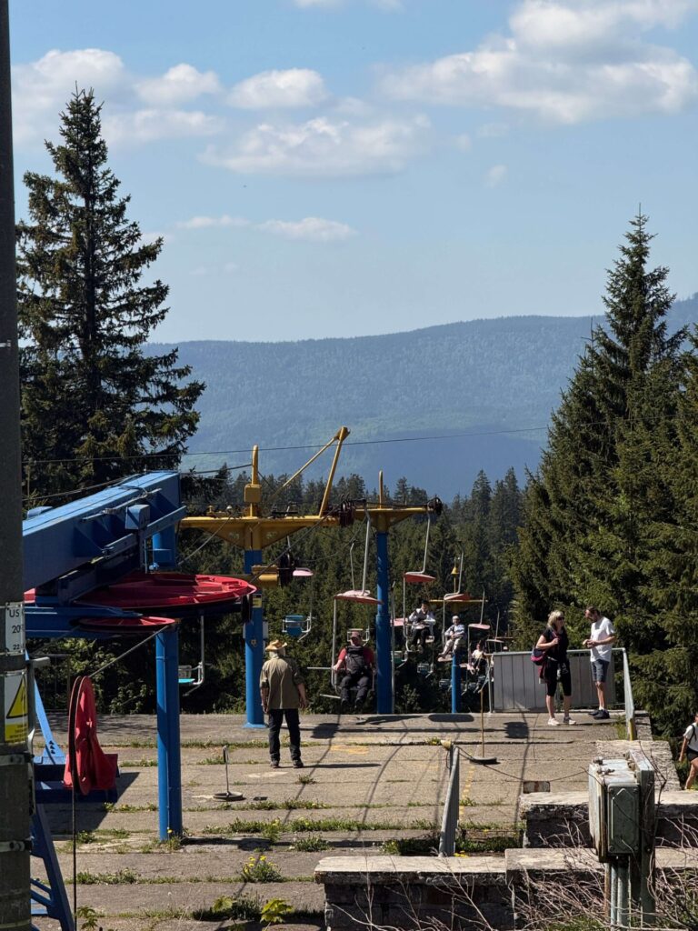 Pancíř lanovka stanice