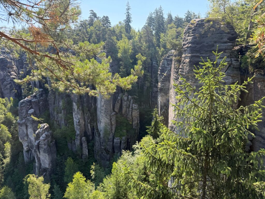 Prachovské skály modrý okruh