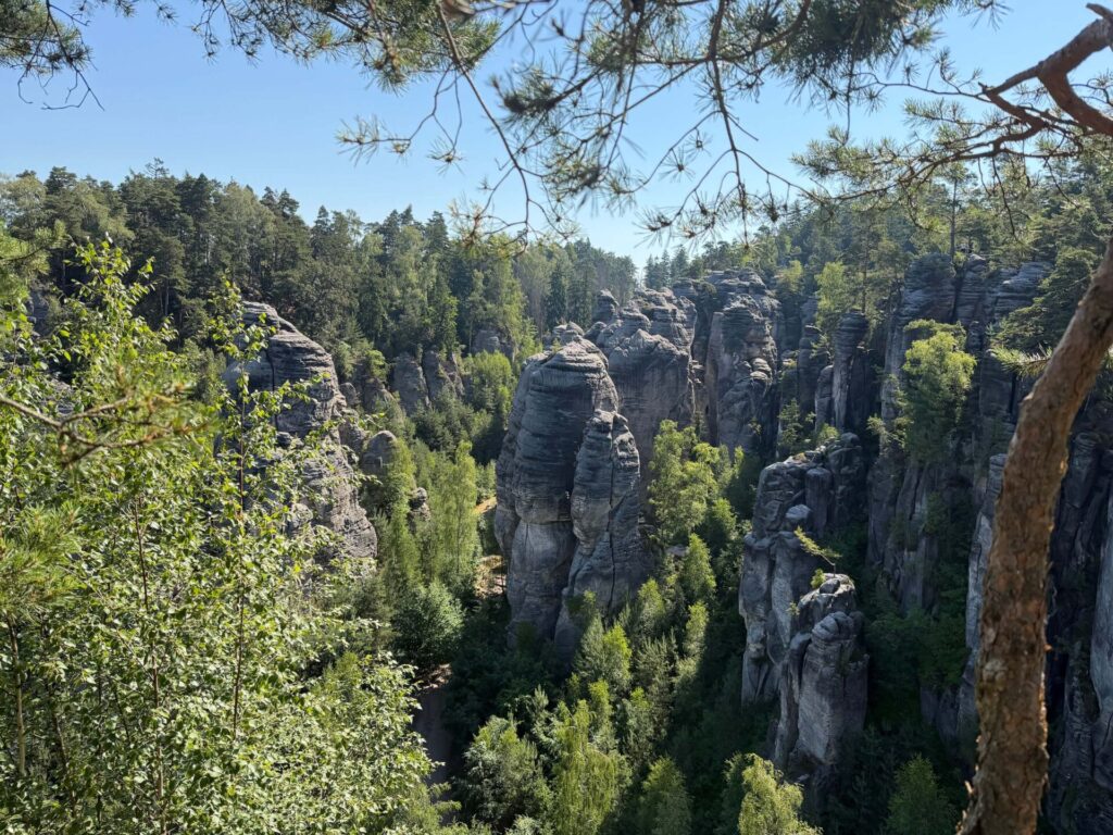 Prachovské skály modrý okruh